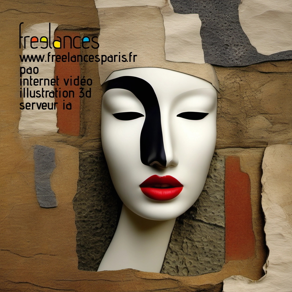 Pao mise en page internet vidéo illustration 3d serveur IA générative AI freelance paris studio de création magazines 49tpkas0